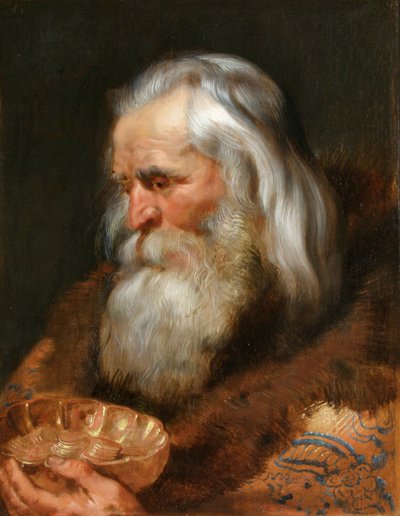 Head of the Oldest Magi by Peter Paul Rubens